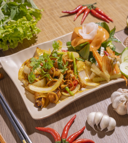 Mực Xào Hành Tây